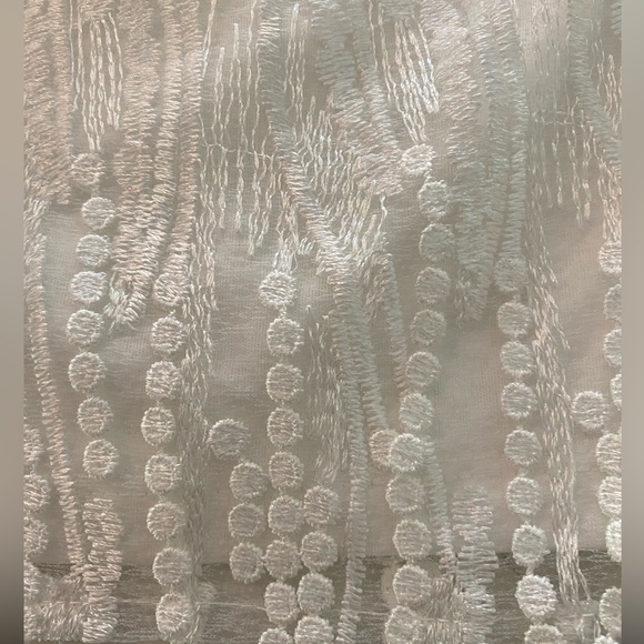 Lulu’s Making Magic White Fringe Lace-Up Mini Homecoming Dress - Picture 4 of 4